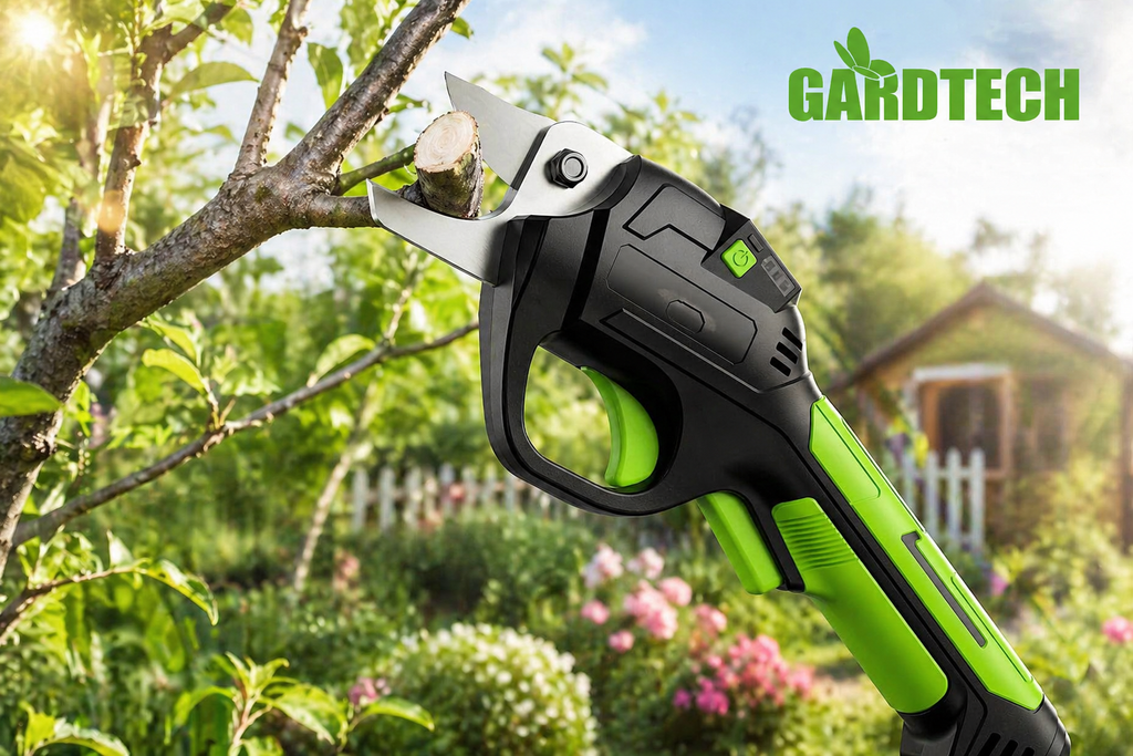 GARDTECH Cordless Electric Pruning Shears – 7.2V Brushless, 14mm Cut, Ultra-Lightweight One-Hand Pruner for Garden & Yard