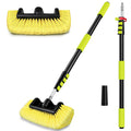 12 FT Long-Handle Car Wash Brush, GARDTECH Telescoping Aluminum Pole