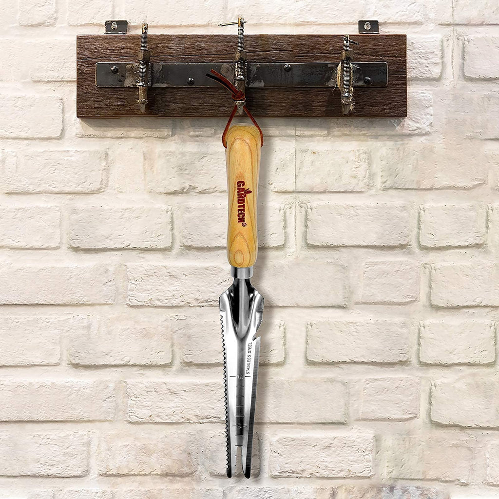 GARDTECH 13.8in Hand Weeder Puller Tool – Dandelion Fork for Weeding, Root Digging, Quick Clean & Rust-Resistant Multi-Purpose Garden Tool