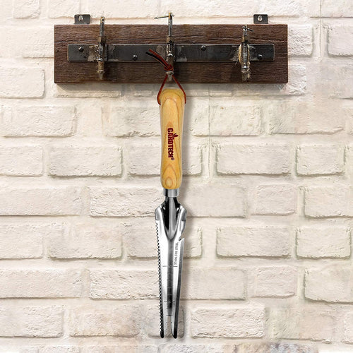 GARDTECH 13.8in Hand Weeder Puller Tool – Dandelion Fork for Weeding, Root Digging, Quick Clean & Rust-Resistant Multi-Purpose Garden Tool