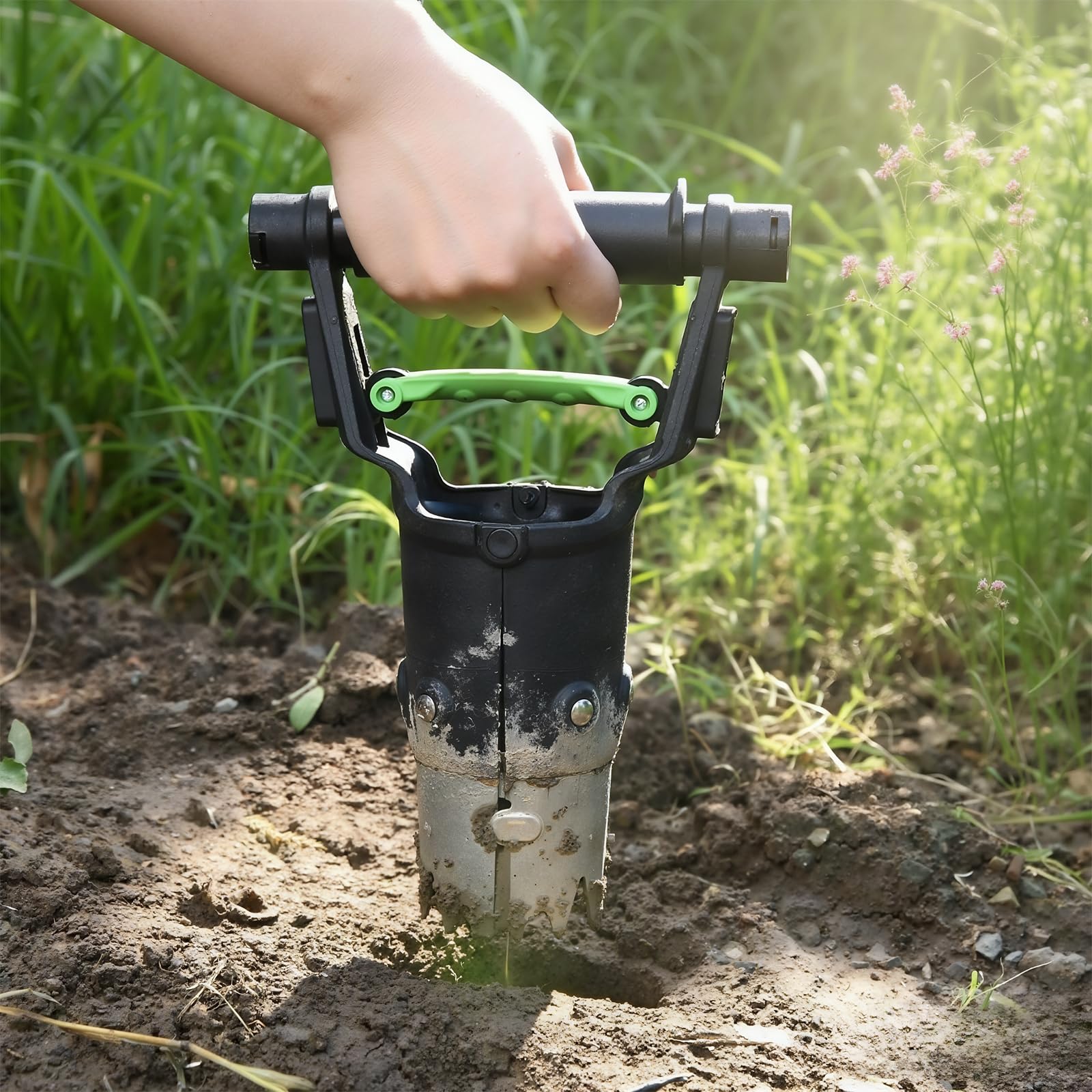 Gardtech Bulb Planter Hand Tool – 5-Inch Stainless Steel Garden Planter for Tulips, Planting Seeds & Soil Digging