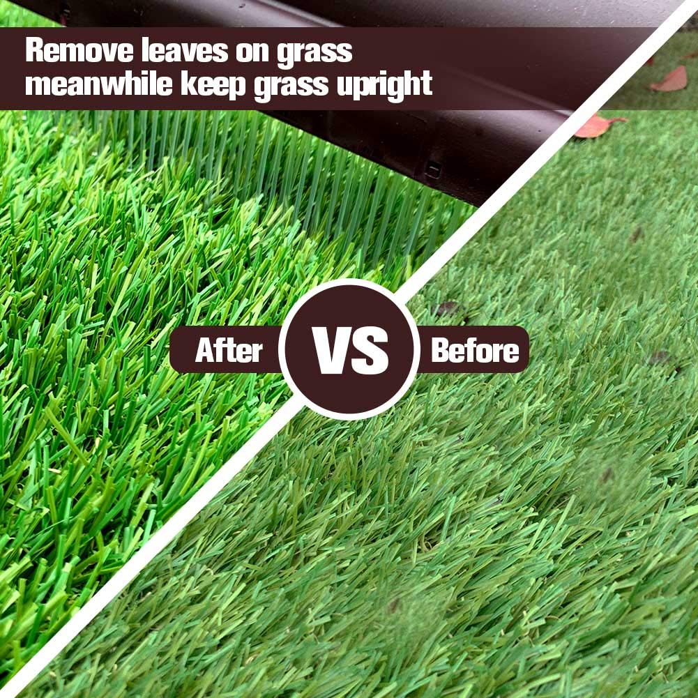 Artificial Grass Turf Rake, GARDTECH Adjustable Steel Handle