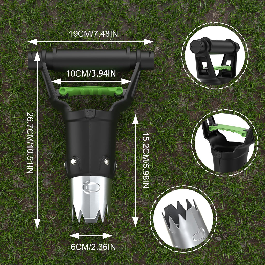 Gardtech Bulb Planter Hand Tool – 5-Inch Stainless Steel Garden Planter for Tulips, Planting Seeds & Soil Digging