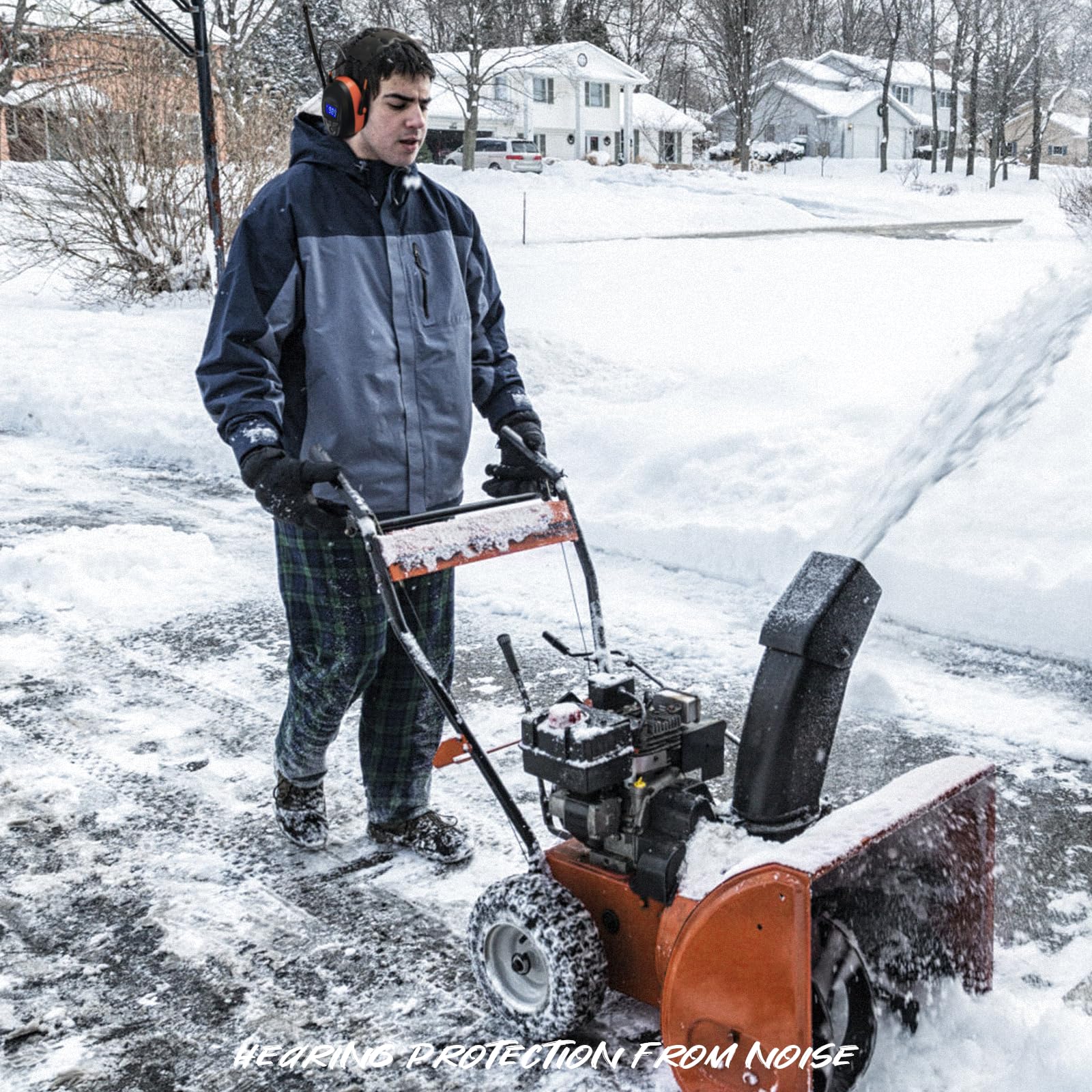 GARDTECH Hearing Protection with Bluetooth, FM Radio Earmuffs, NRR 29dB Hearing Protection Headphones