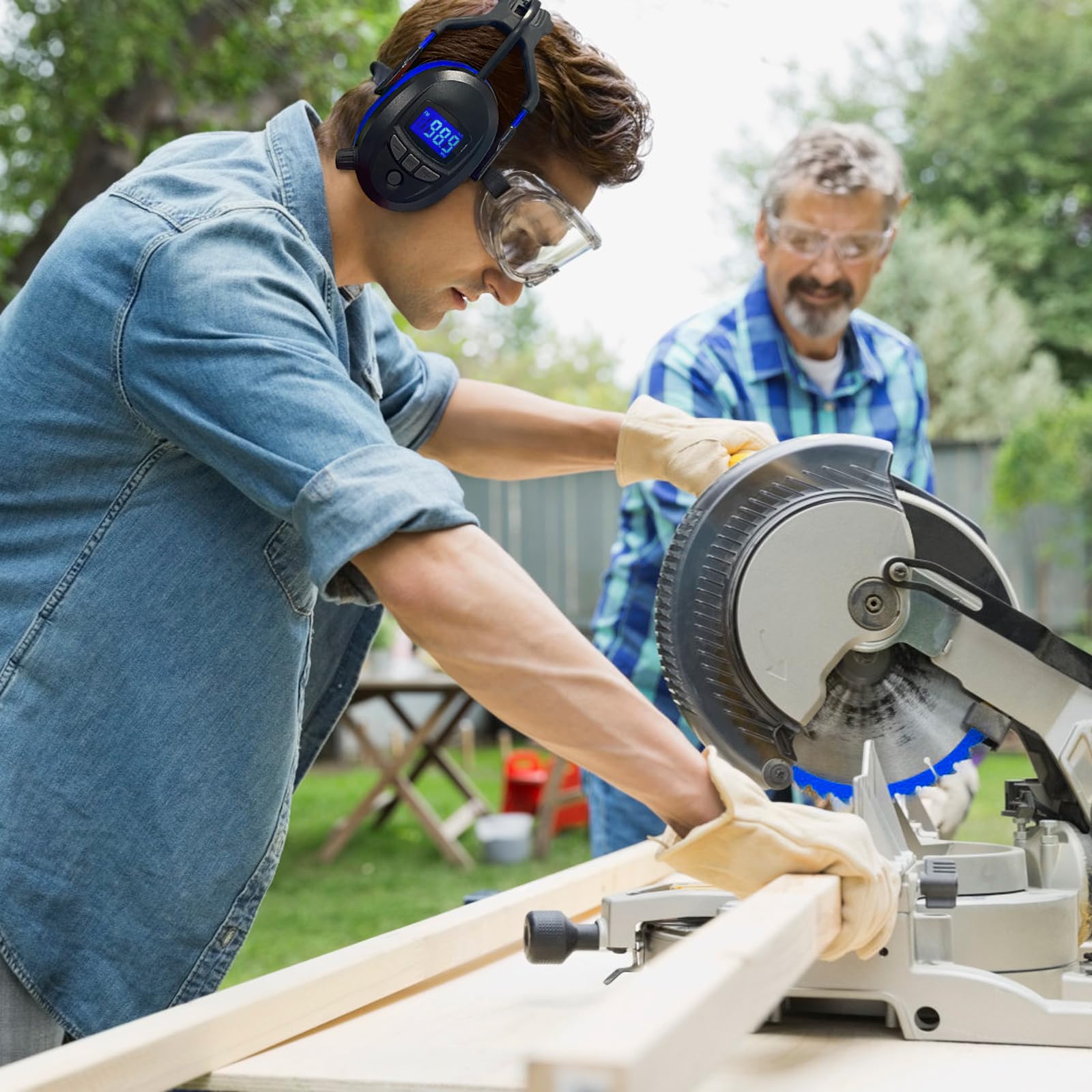 GARDTECH Hearing Protection with Bluetooth, FM Radio Earmuffs, NRR 29dB Hearing Protection Headphones