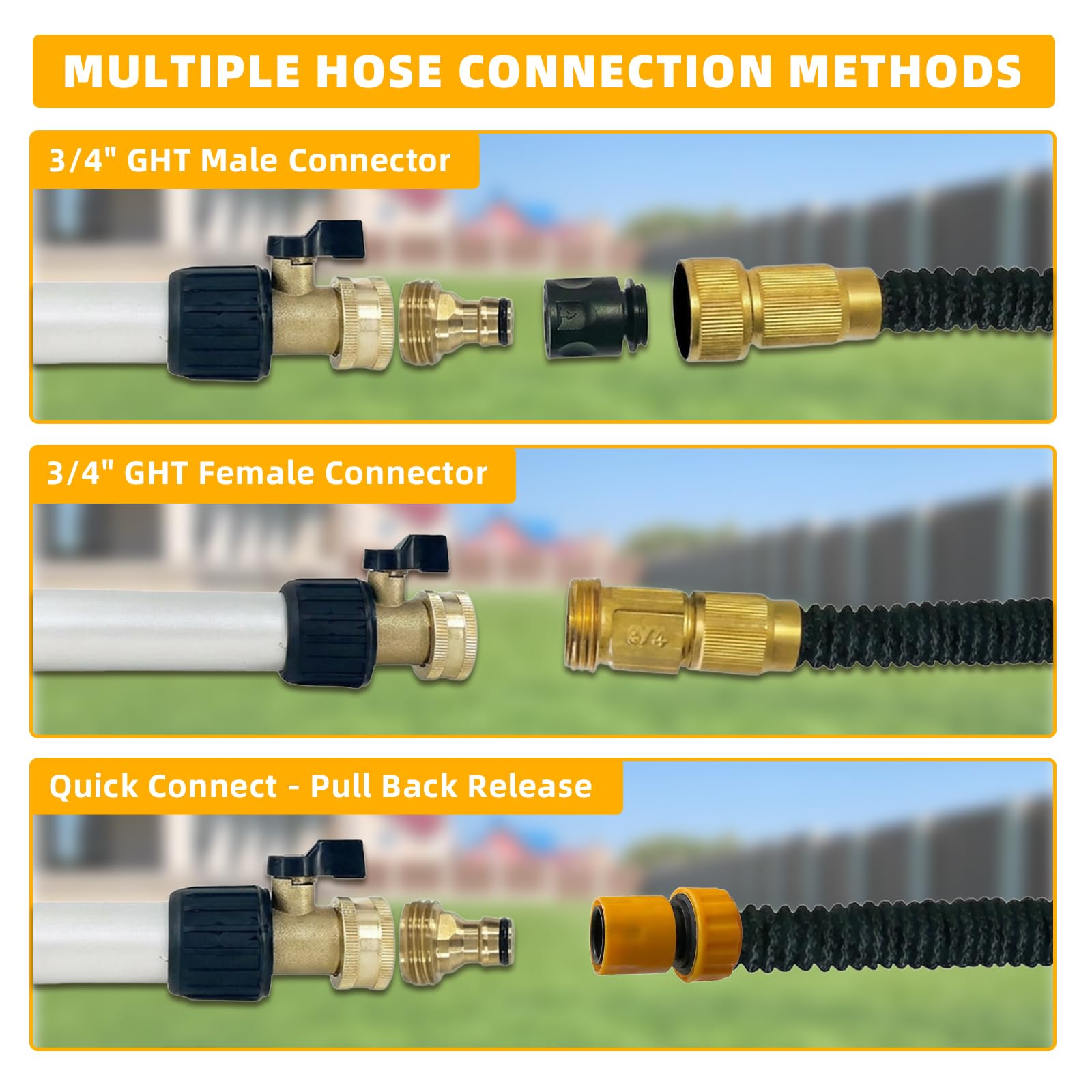 Evcitn Telescoping Gutter Cleaner Tool with 360° Rotating Wand & 3/4" Brass Shut-Off Valve | Extendable 4–20FT, Fits Standard Garden Hose
